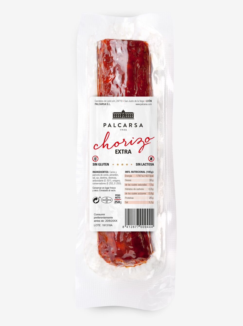 Palcarsa - chorizo-extra-taco-250-grs-palcarsa
