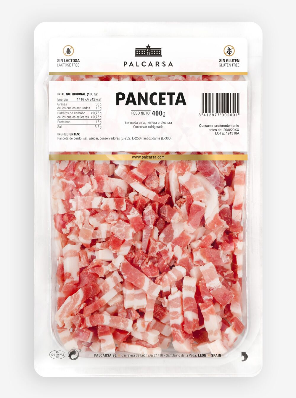 Palcarsa - Taquitos de panceta 400 g.